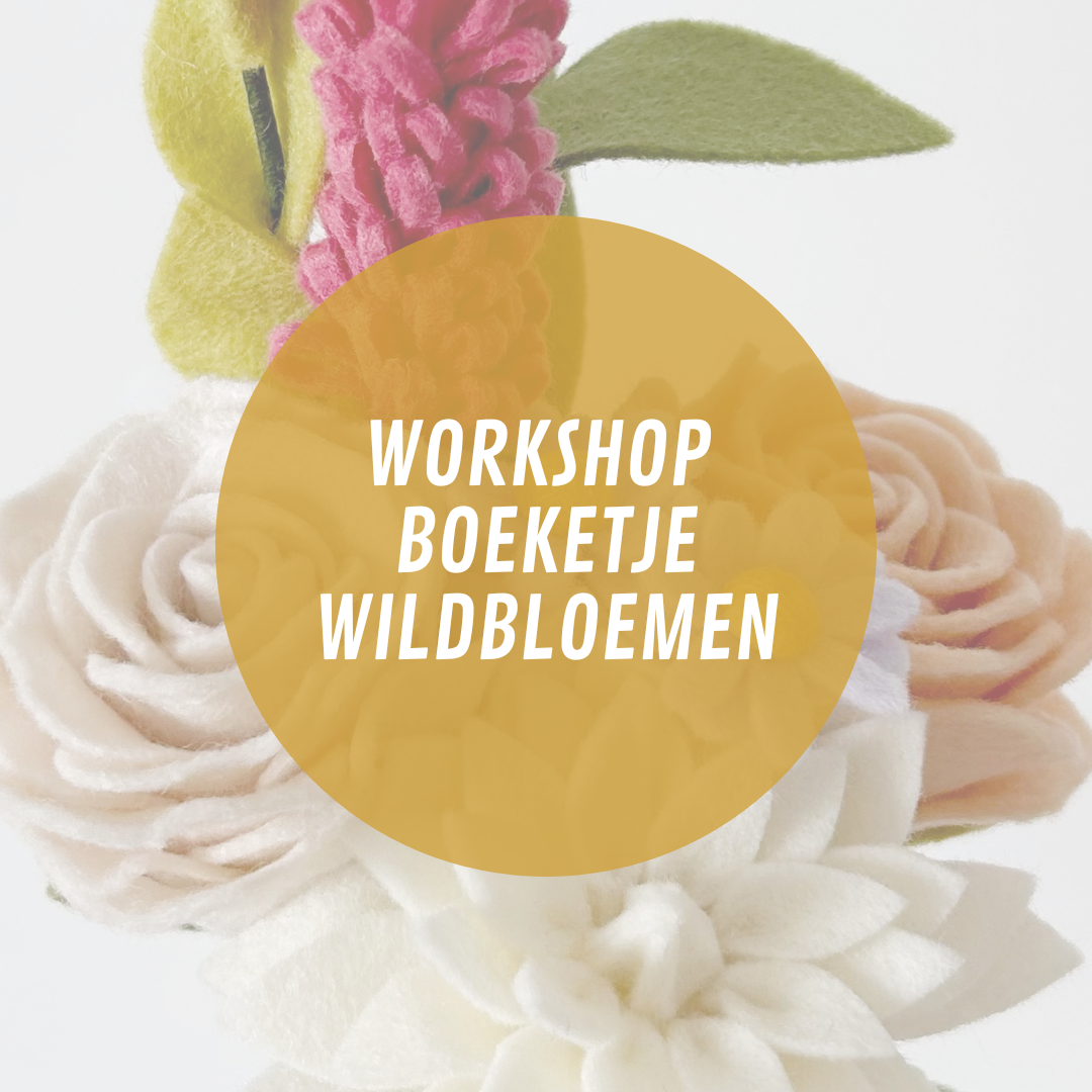 Workshop Viltbloemen 4 maart ‘25