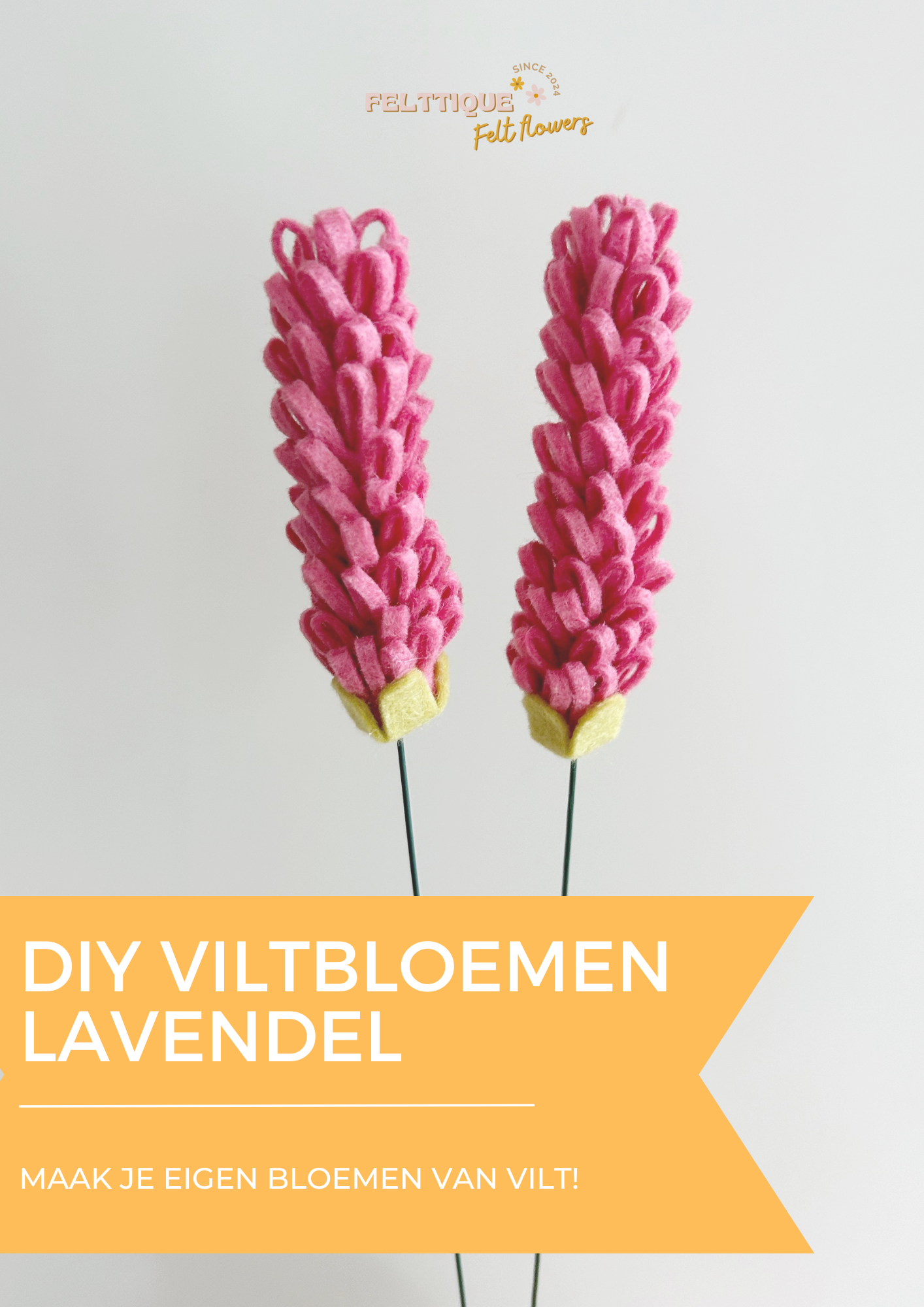 DIY-Box viltbloemen Lavendel