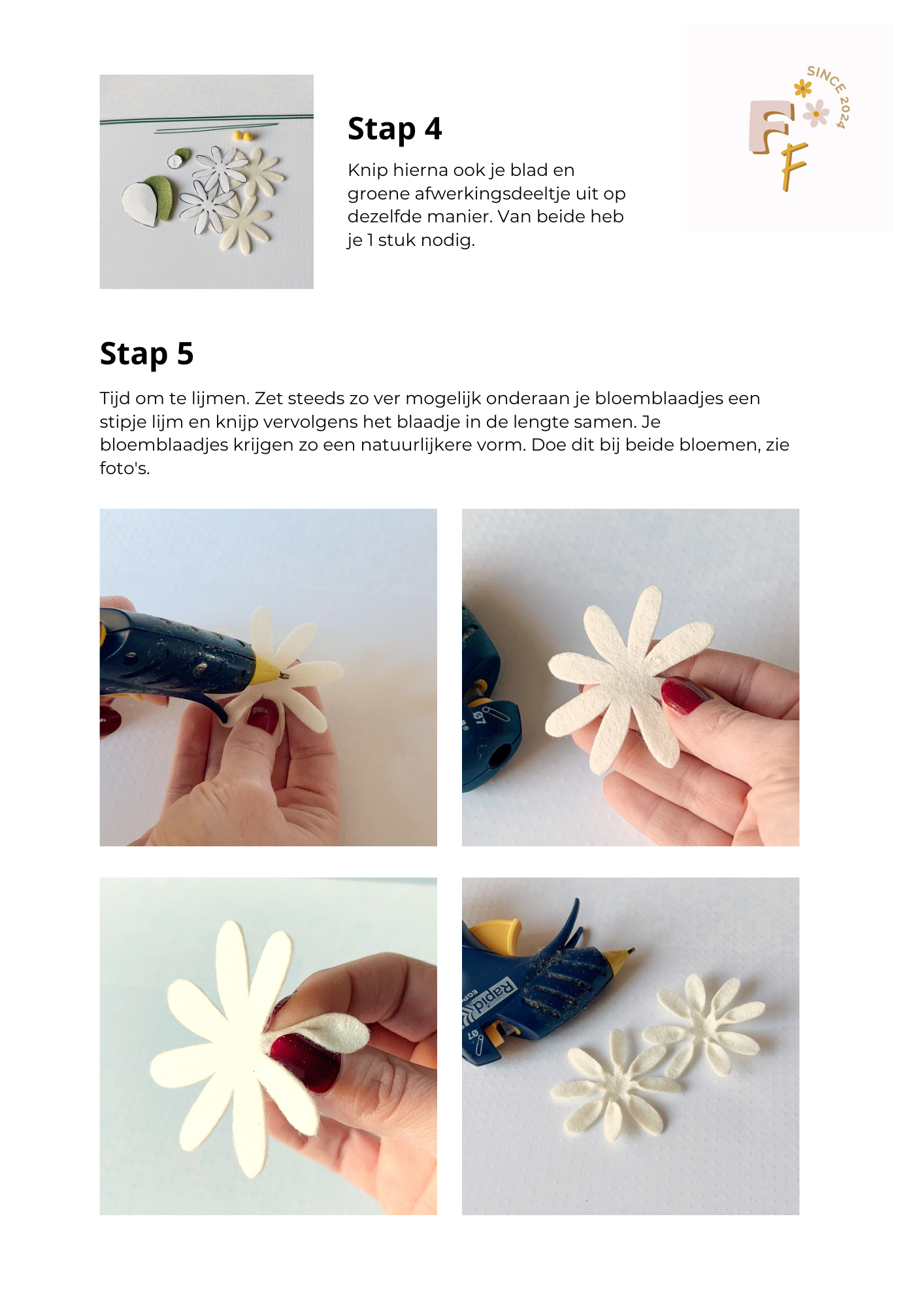 DIY-Box viltbloemen Margriet