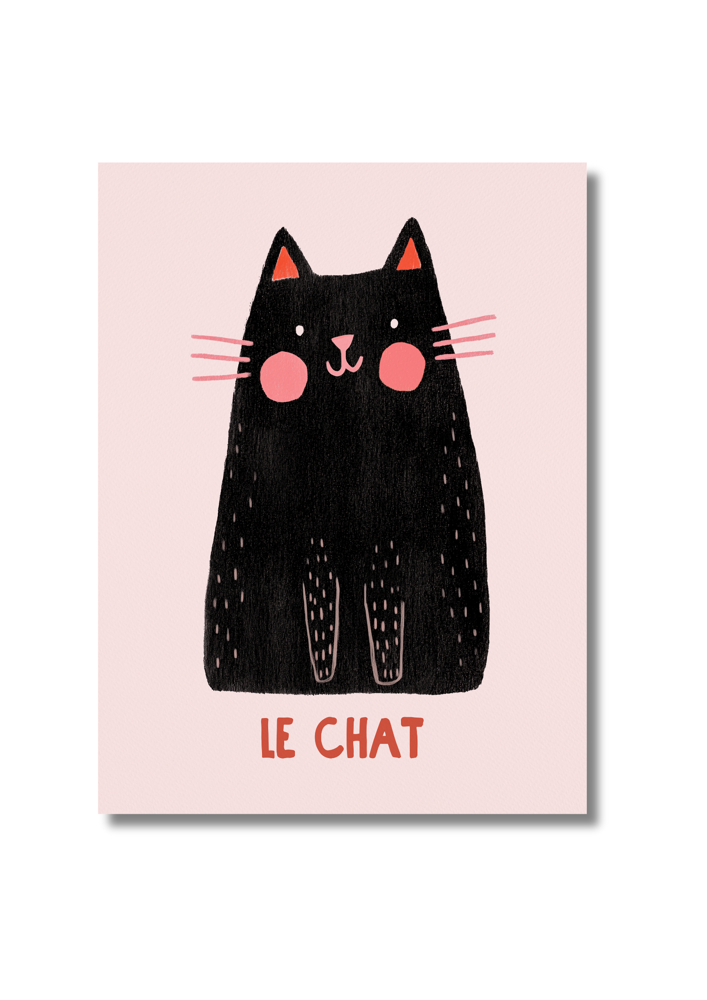 Kaart A6 - Le Chat