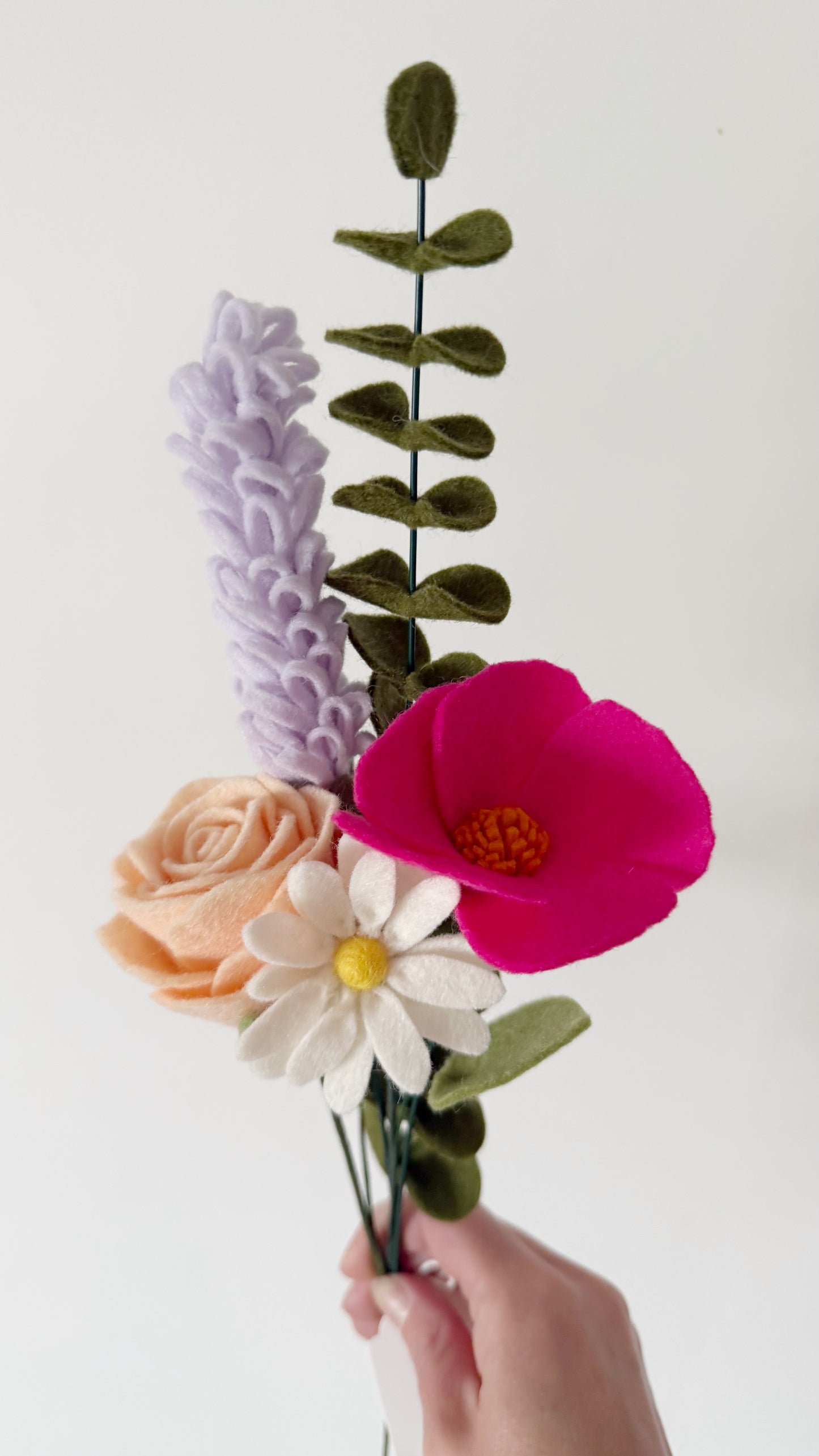 Klein Boeket Lila Pink