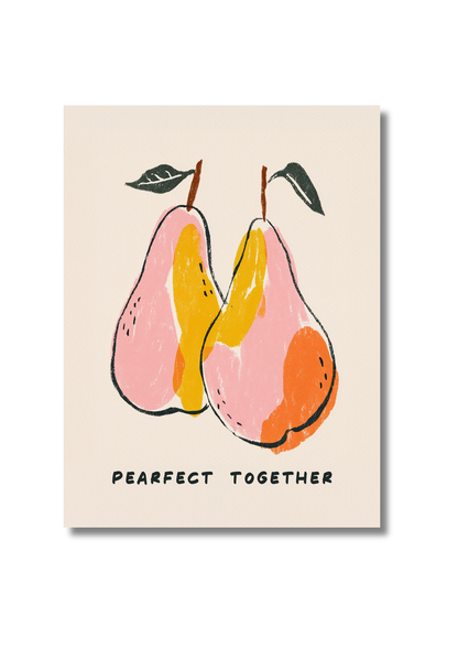 Kaart A6 - Pearfect Together