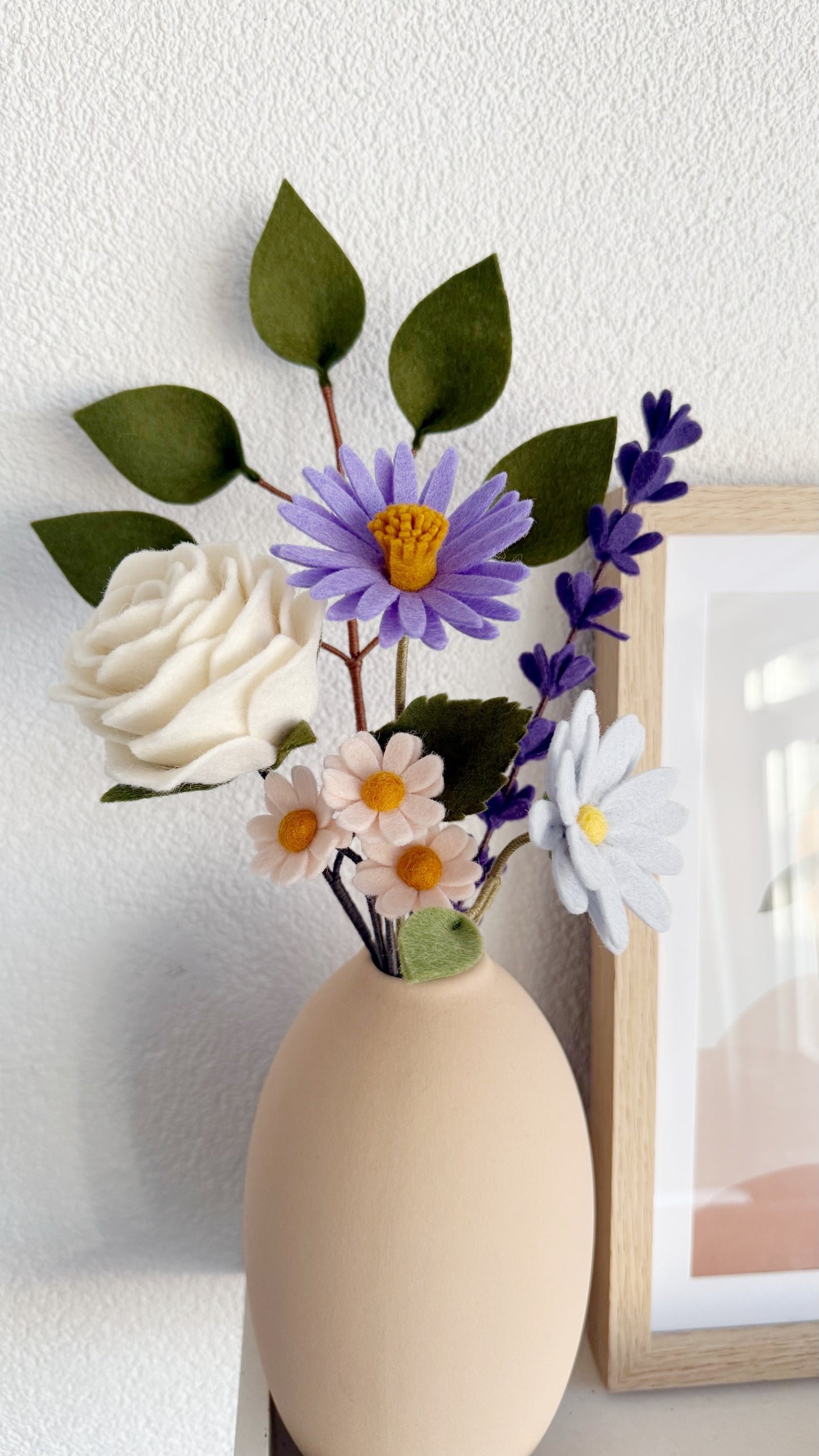 Viltboeket Tintje Paars - Medium