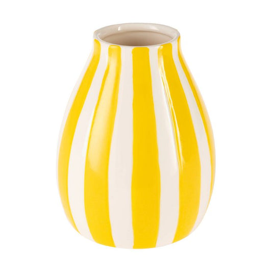 Vaas - Gestreept Geel