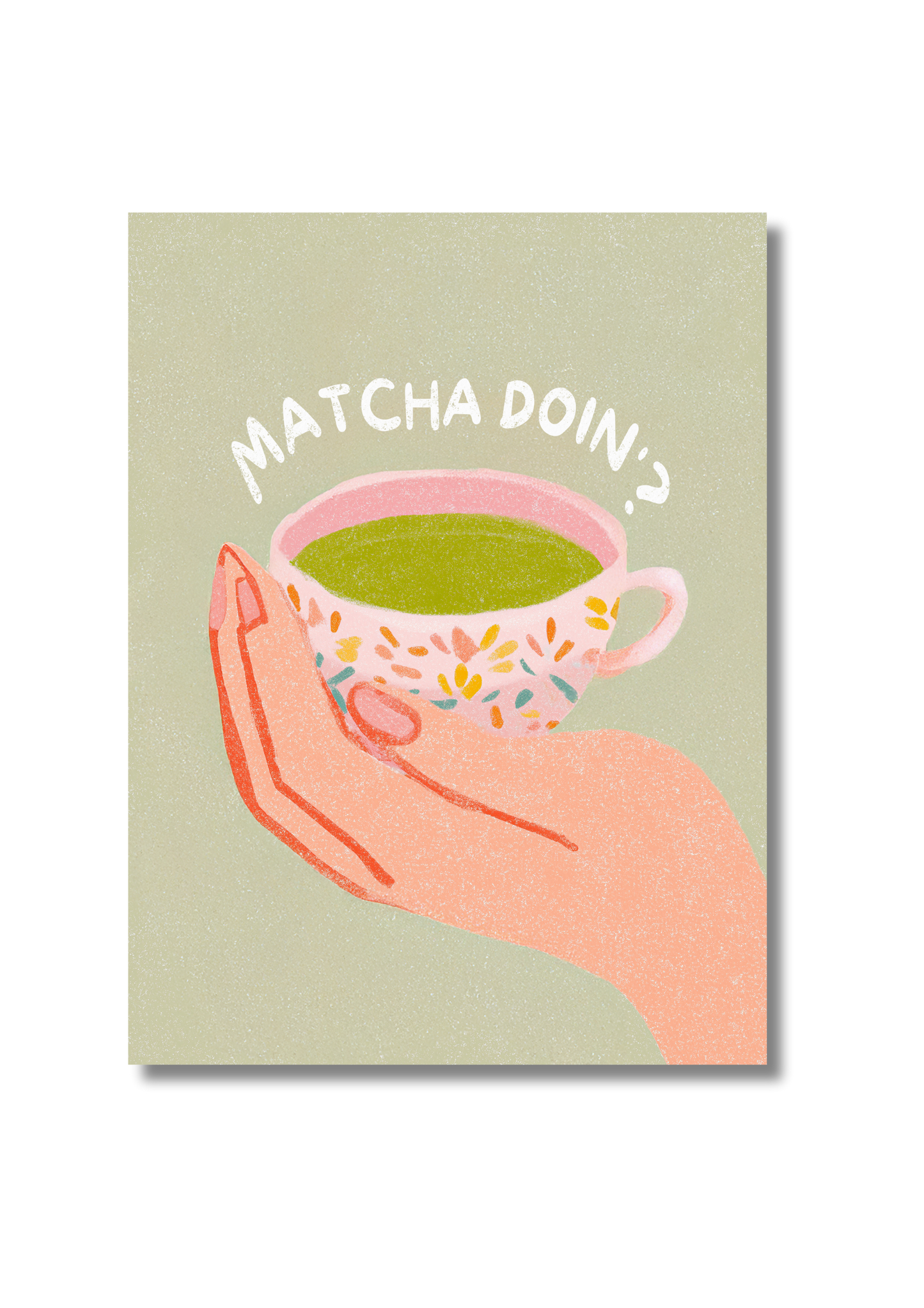 Kaart A6 - Matcha