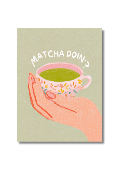 Kaart A6 - Matcha
