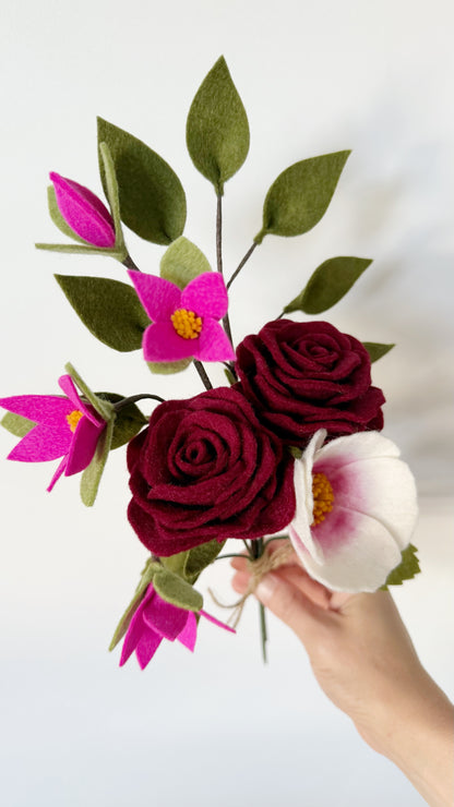 Boeket Pink & Roses