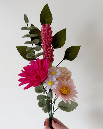 Klein Boeket Happy Pink