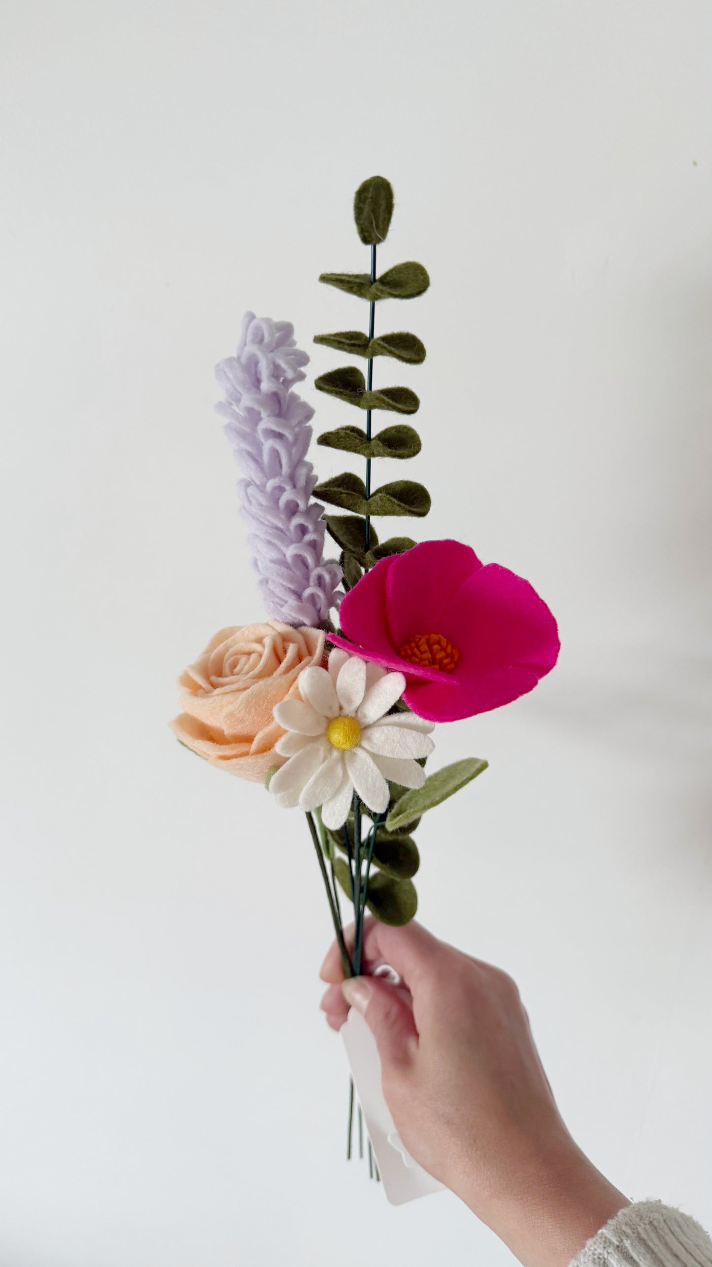 Klein Boeket Lila Pink